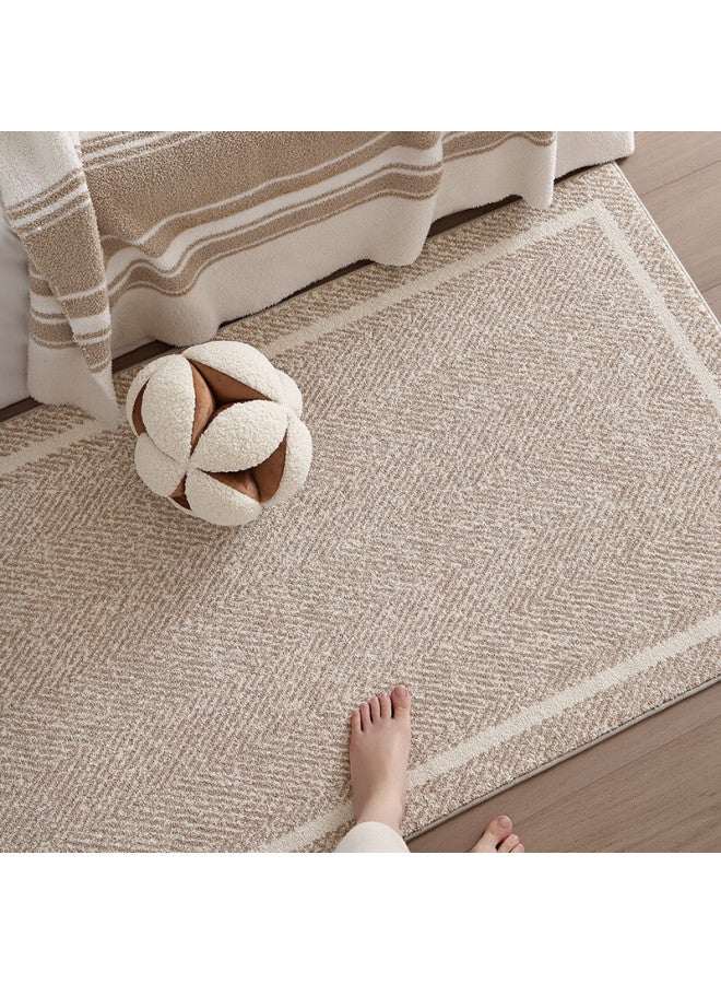Dajiang Non-adhesive Formaldehyde-free Bedside Rug, Long Strip Floor Mat For Bedroom, 80x180cm