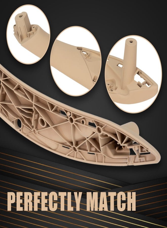 WEILEITE Front Interior Door Pull Handle Grab Armrest Compatible with 320i,328i,330i,340i,418i,420i,428i,430i,435i,440i & BMW 3 Series 4 Series Replace 51417279311(Beige,Right Passenger Side) - Image 5