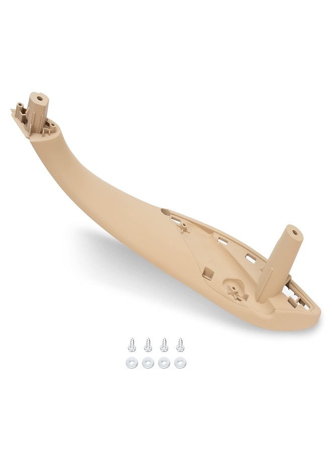 WEILEITE Front Interior Door Pull Handle Grab Armrest Compatible with 320i,328i,330i,340i,418i,420i,428i,430i,435i,440i & BMW 3 Series 4 Series Replace 51417279311(Beige,Right Passenger Side) - Image 1