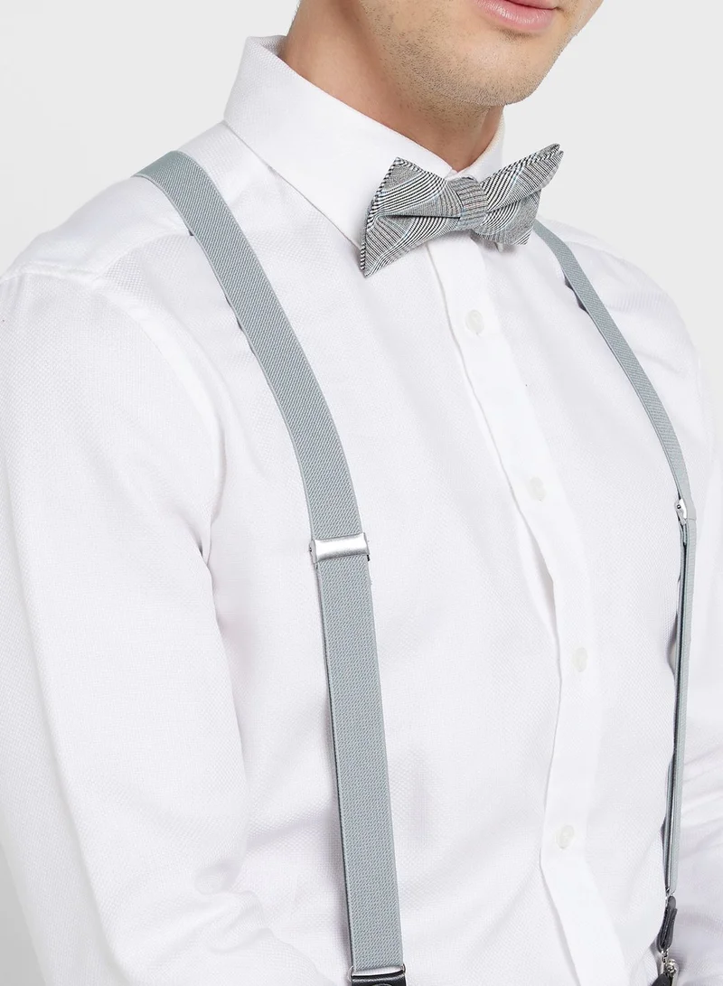 Robert Wood Bow Tie & Suspenders Set