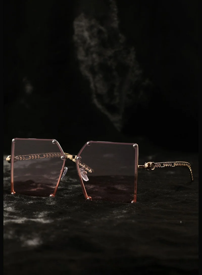 Haute Sauce Full Rim Rectangle Sunglass
