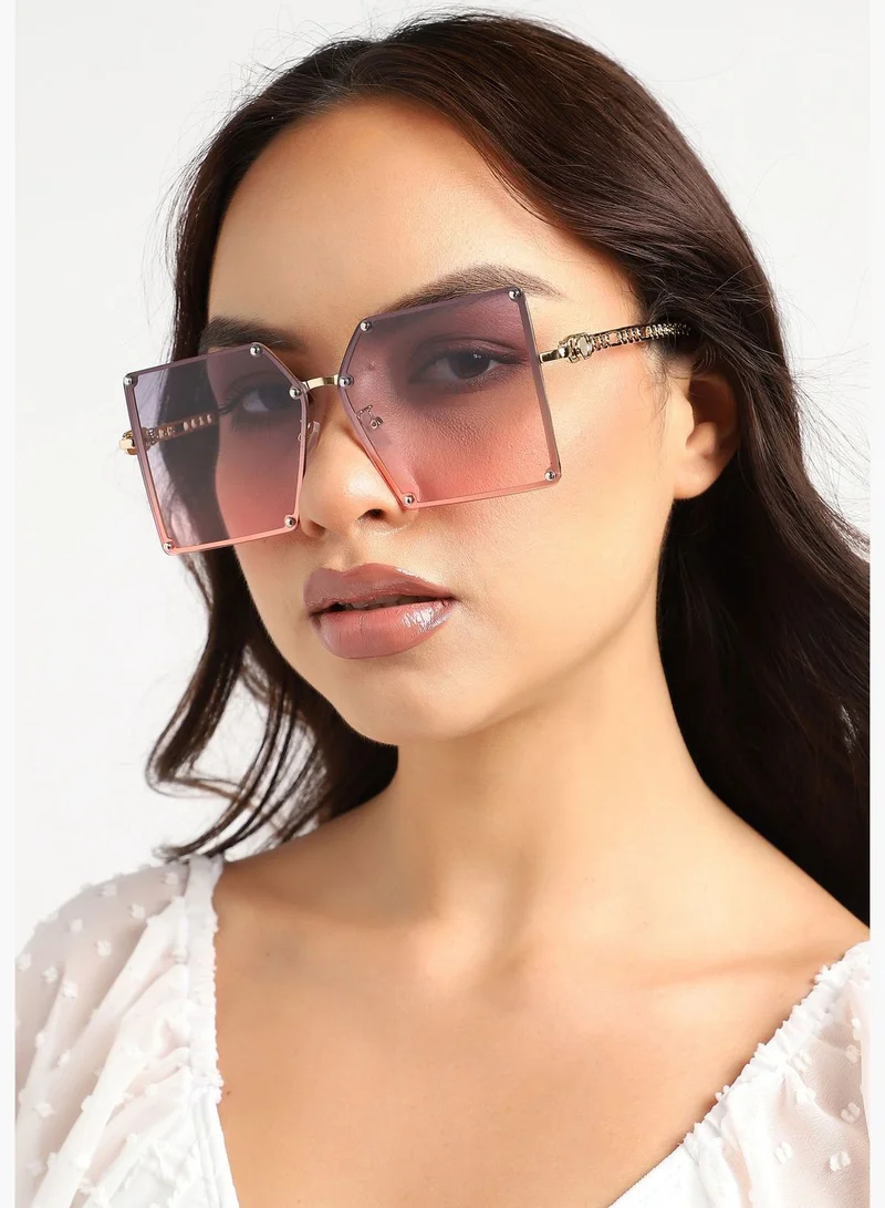 Haute Sauce Full Rim Rectangle Sunglass