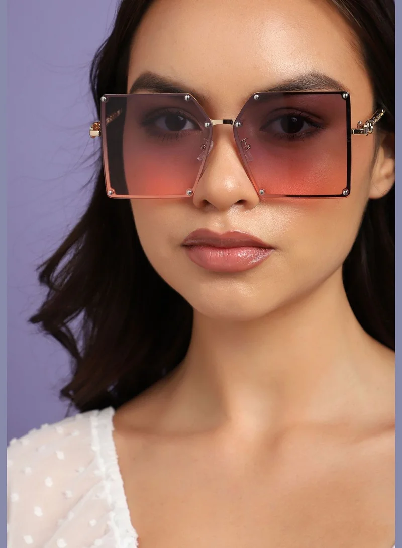 Haute Sauce Full Rim Rectangle Sunglass