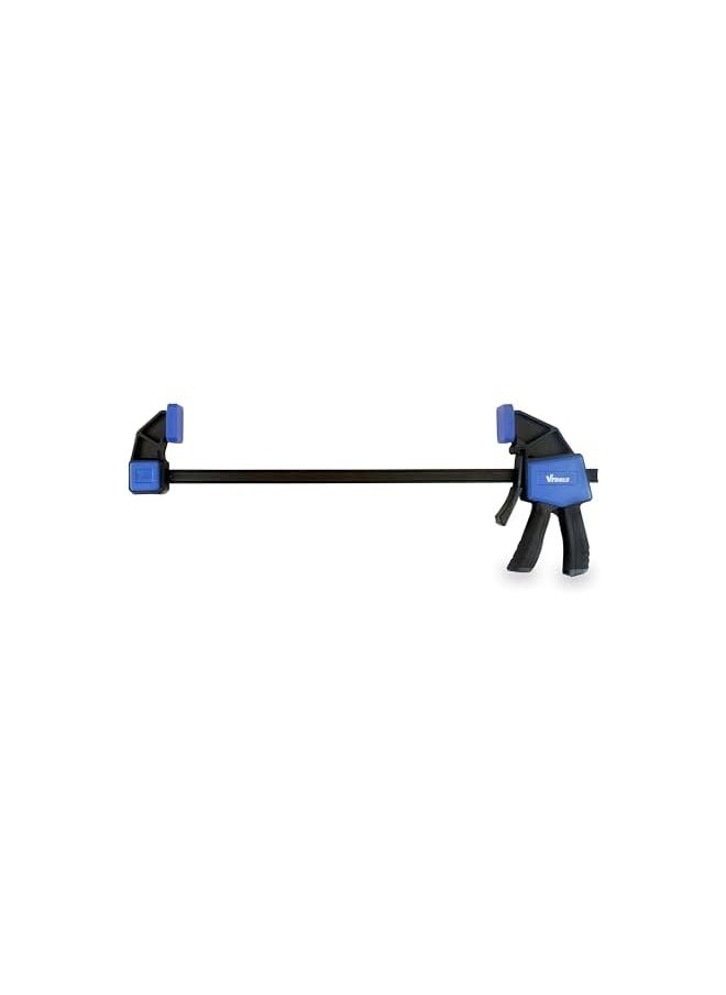 VTOOLS VTOOLS 18-Inch Quick Grip Clamps for Woodworking, One-Handed Bar Clamps, Up to 68KG Clamping Force, 450MM Throat Depth, For Welding, Crafts, Woodworking and DIY, Blue, VT2228  - Image 2