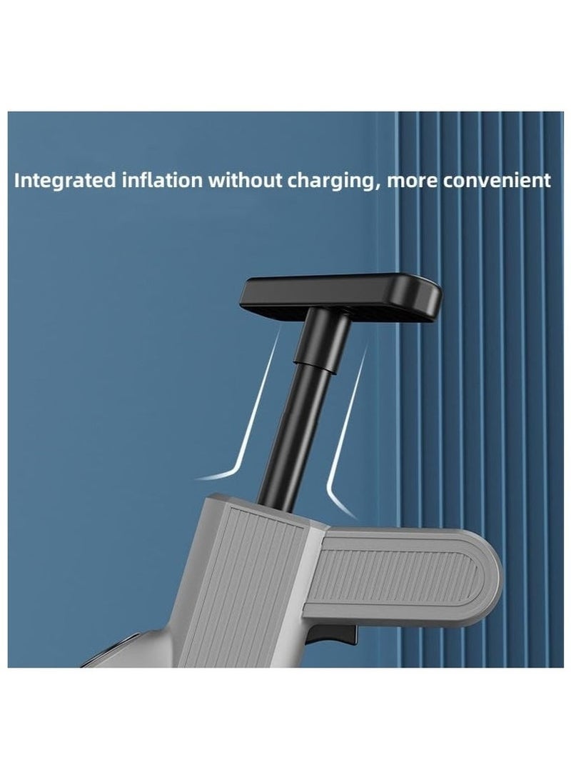 طقم غطاس هوائي للمرحاض، مكبس هوائي من الفولاذ المقاوم للصدأ 304 قطعة 304 من الفولاذ المقاوم للصدأ عالي الضغط لأنابيب الصرف الهوائي، مزيل انسداد المرحاض، يستخدم في الحمامات والأحواض والمطابخ والأنابيب المسدودة (أزرق) - Image 5