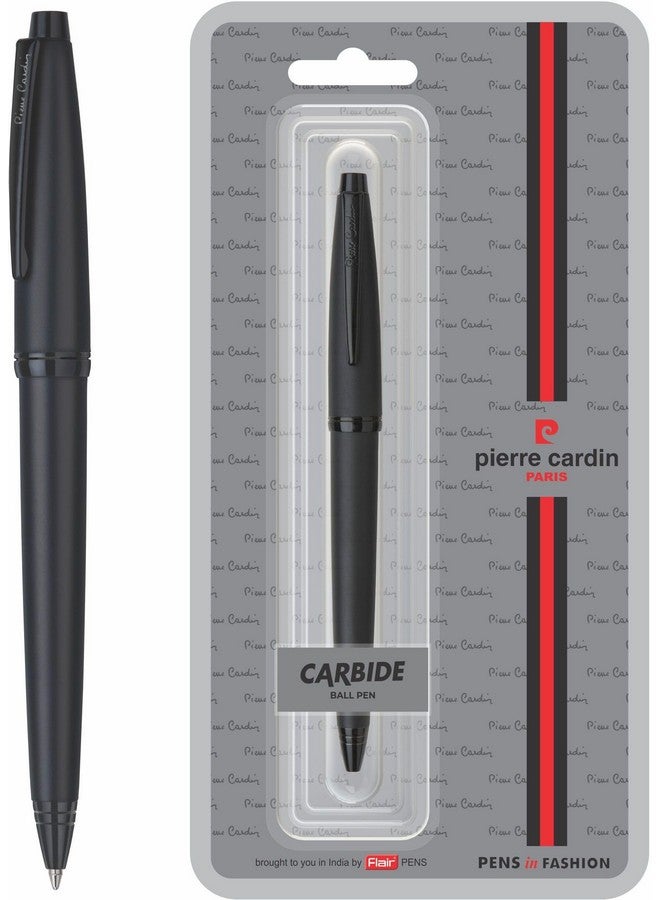 pierre cardin Carbide Exclusive Metal Ball Pen Blister Pack | Blue Ink, Pack Of 1| Ideal For Corporate Gifting, Festive Gifting - Image 1