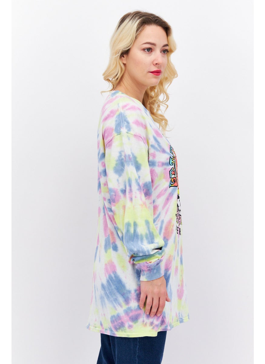 Women Crew Neck Long Sleeve Tie Dye Top, White Combo - pzsku/Z25F36665AFB8BFF48787Z/45/_/1724351250/3522371d-3cd9-4aed-9130-55f1cd7916f8