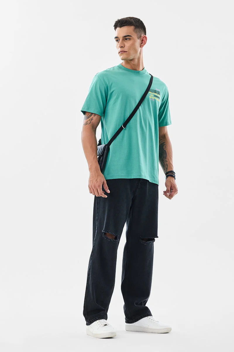 SNITCH جينز واسع بفتحات عند الركبة