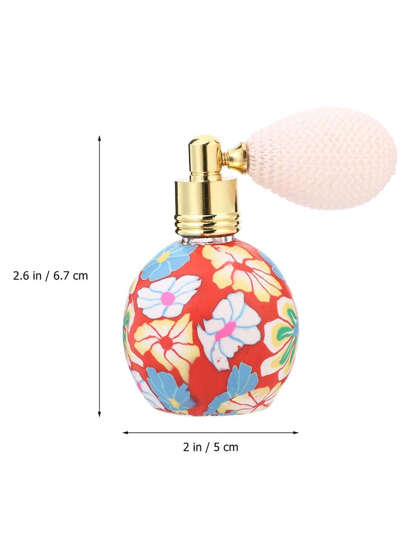 GGOOT 2pcs 12ml Bulb Perfume Bottle Airbag Perfume Fragrance Essential Oil Storage Bottle Perfume Sample Dispenser Vial for Women Ladies Random Color  - Image 3