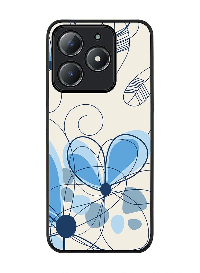 Stylizedd For Realme C63 / Realme C61 4G Case,Slim fit Camera Protection, Shockproof Thin Phone cover  - Daisy Lines - Image 1