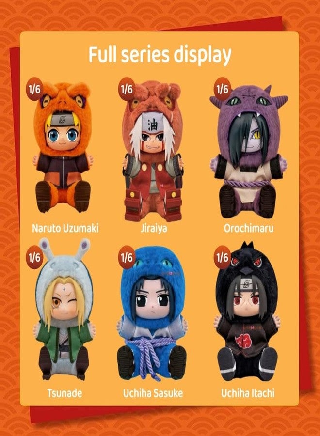 MINISO Naruto Shippuden × Cute Beasts Sitting Party Series Figure Blind Box, Collectible Ornament, Cartoon Theme, Multicolor - Image 3