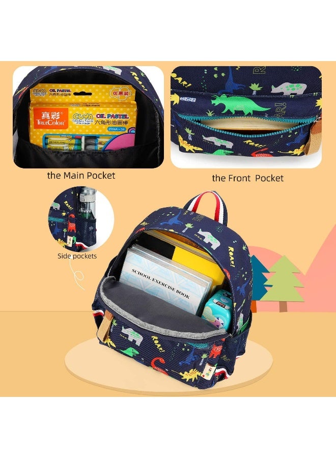 Willikiva Cartoon Bus 12 Kindergarten Backpack for Kids - Image 4