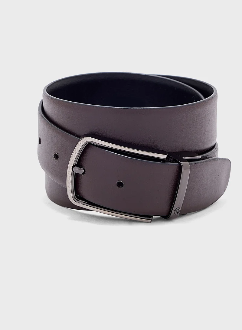 Robert Wood Genuine Leather 35Mm Reversible And Resizable Formal Belt
