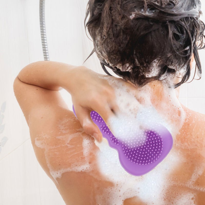 1Pc Silicone Bath Brush Body Cleaning Brush Hair Scrubber Bath Supply - Image 4