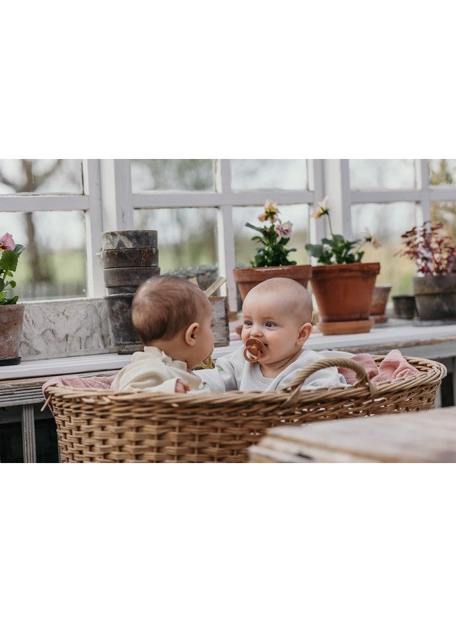 بيبس لهايات BIBS للأطفال من عمر ٠ إلى ٦ أشهر | عبوة من قطعتين من مجموعة الألوان | حلمة تشريحية من المطاط الطبيعي خالية من مادة BPA | صُنعت في الدنمارك | لهاية ملونة بنقشة "Island Sea/Forest Lake" - Image 3