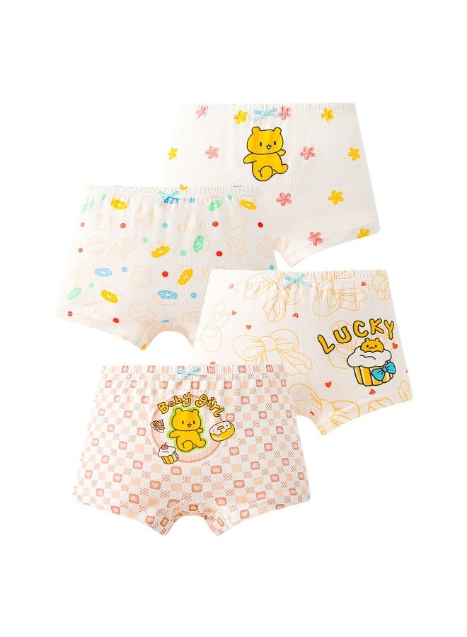KUYING New Comfortable Skin friendly Breathable Underwear Set 0f 4 