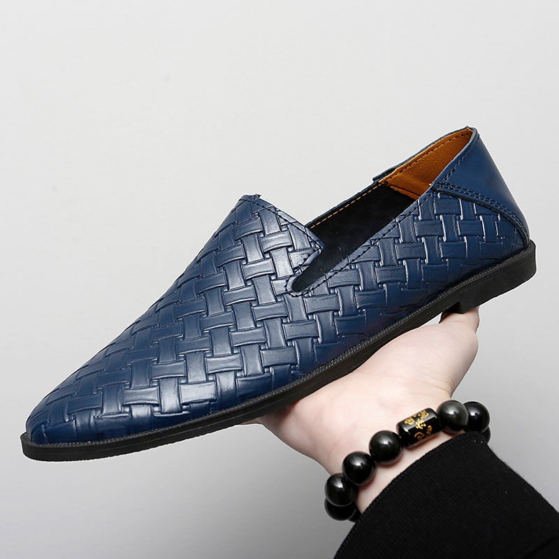 Fashionable Men'S Leather Shoes, Men'S Shoes, Soft-Soled Loafers, Genuine Leather Casual Shoes For Men And Women, Large Size Loafers - Image 2