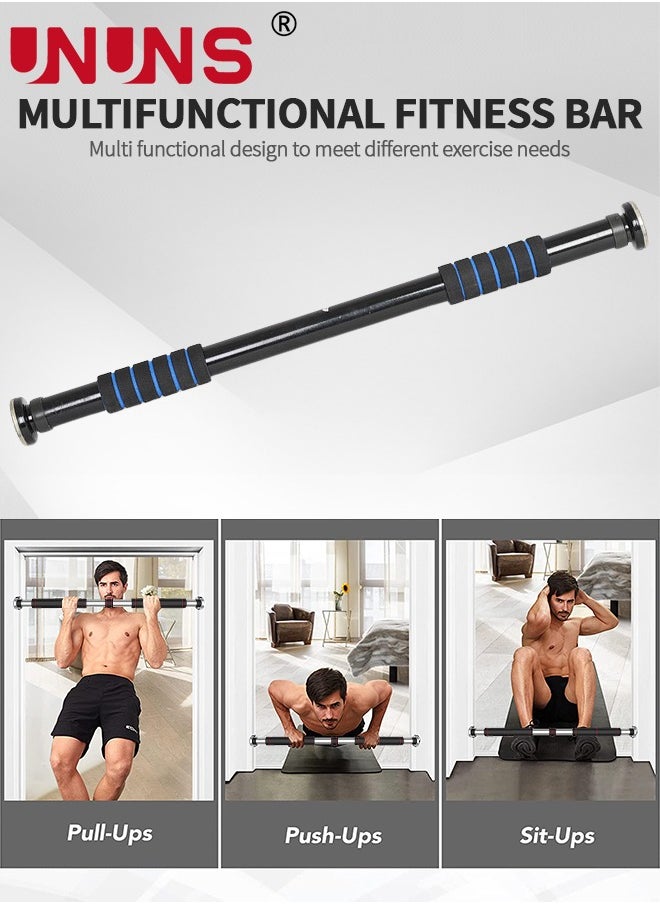 UNUNS Ab Slings Straps,Door Pull Up Bar,Rip-Resistant Heavy Duty Straps For Pull-up Bars,Abdominal Training Workout Equipment,Fitness Horizontal Bar,63-100CM Adjustable Width Workout Bars,Support 220 Ibs  - Image 5
