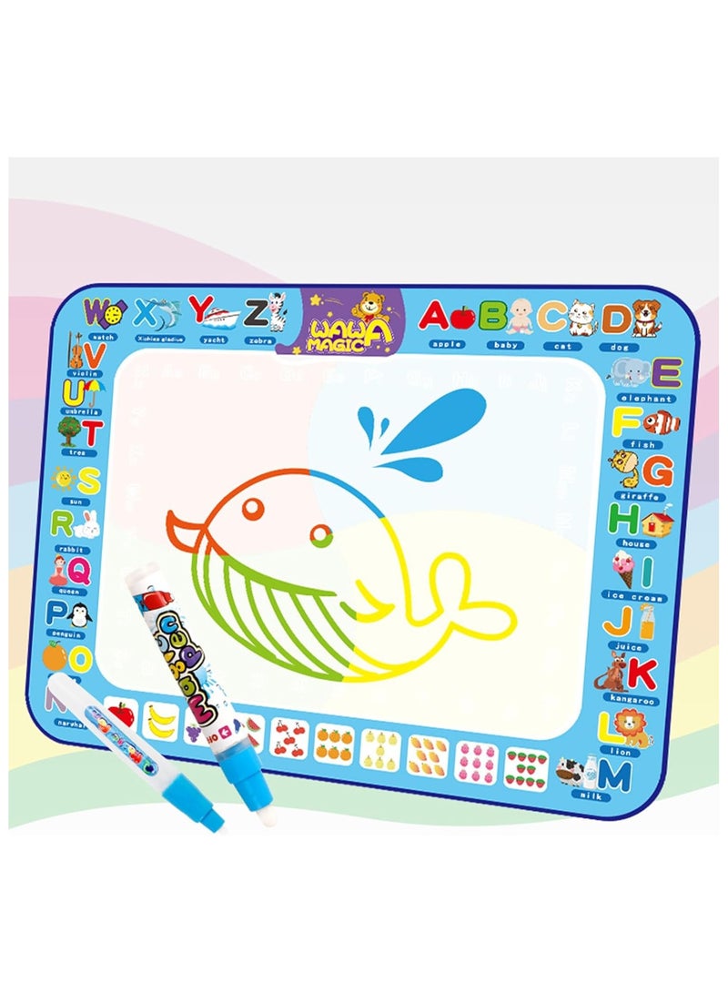 عام **سجادة رسم سحرية بالماء للأطفال - رسم وتصميم بالألوان المائية للتلوين.** - Image 4