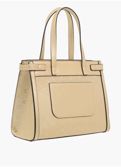 MISSY Women Missy Monogram Textured Tote Bag with Detachable Strap and Handles Ramadan Collection  - Image 3