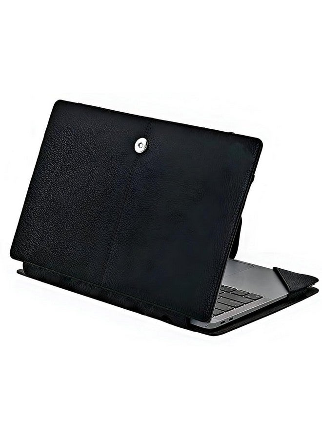 Vida Feliz Protective PU Laptop Cover for ASUS VivoBook 14-inch, X415JA-BV301W -Black - Image 1