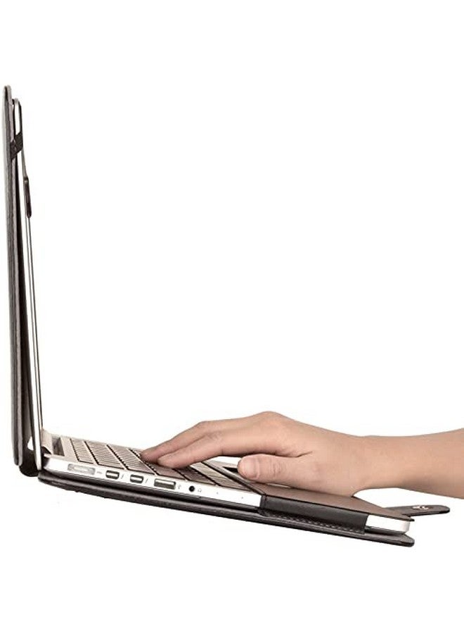 Vida Feliz Protective PU Laptop Cover for ASUS VivoBook 14-inch, X415JA-BV301W -Black - Image 4