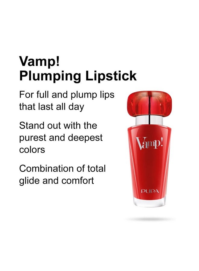 PUPA Milano Vamp Extreme Colour Lipstick With Plumping Treatmentfor Fuller Defined Lipsadds Incredible Deep Color To Lipssoft Texture Adheres Perfectly205 Iconic Nude0.123 Oz - Image 2