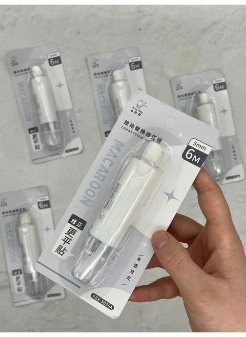 White Pencil-looking Click Correction Tape/Correction Tape/Tipex/Tipex