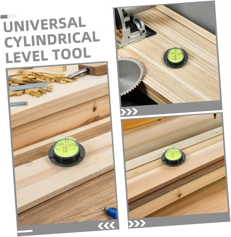 Operitacx 4 Pack Bubble Level with Cylindrical Vial for RV Construction Camera Tripod - Image 4