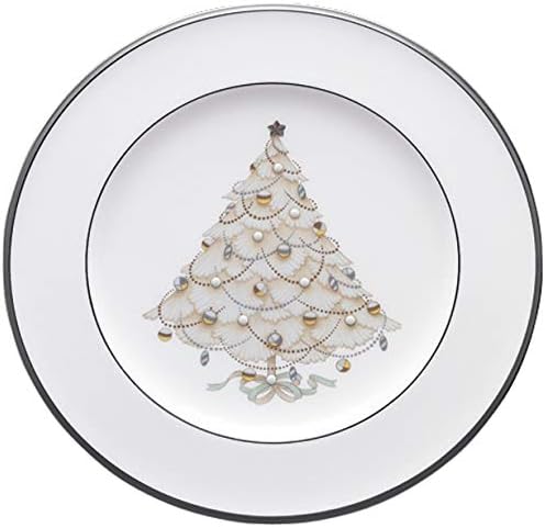 Noritake أطقم أطباق نوريتيك بالاس كريسماس بلاتينوم للعطلات مجموعة من 4 بيضاء 2 - Image 2