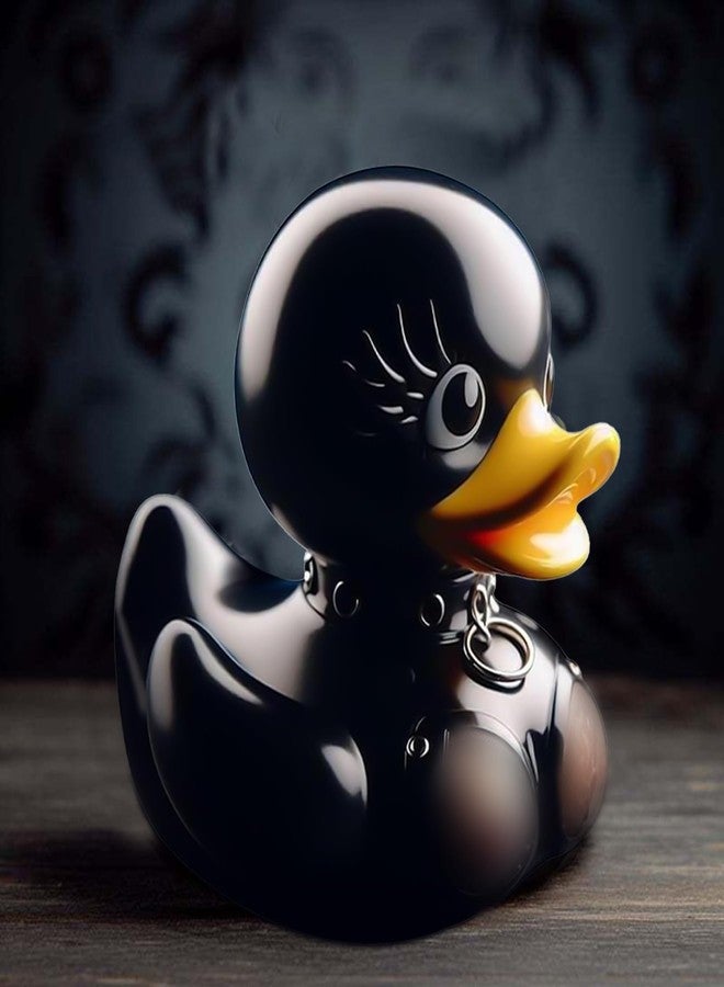 donciety Valentines Day Gifts forUnique Resin Duck, Gothic Duck Satanic Ducks, Gothic Cyberpunk Resin Punk Ducks, Goth Girl Ducks, Satanic Gifts Home Decor Anniversary for Women Men (Dancing Duck) - Image 5