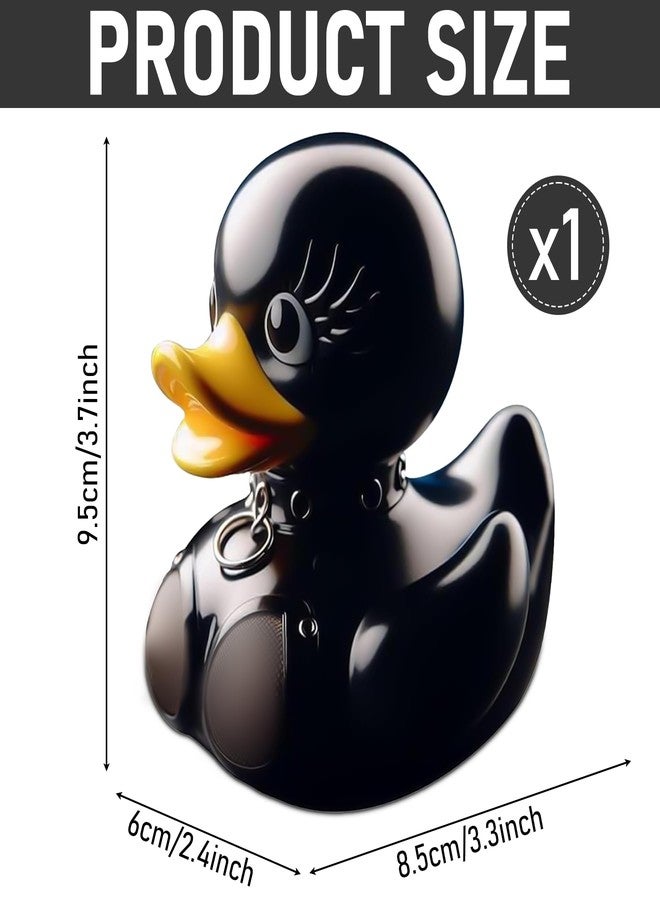 donciety Valentines Day Gifts forUnique Resin Duck, Gothic Duck Satanic Ducks, Gothic Cyberpunk Resin Punk Ducks, Goth Girl Ducks, Satanic Gifts Home Decor Anniversary for Women Men (Dancing Duck) - Image 2