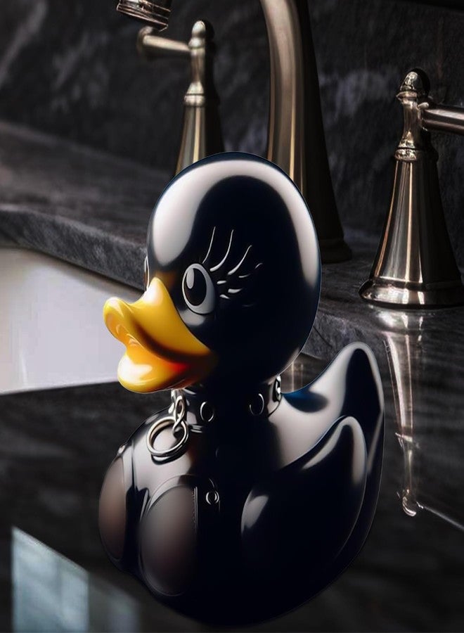 donciety Valentines Day Gifts forUnique Resin Duck, Gothic Duck Satanic Ducks, Gothic Cyberpunk Resin Punk Ducks, Goth Girl Ducks, Satanic Gifts Home Decor Anniversary for Women Men (Dancing Duck) - Image 3