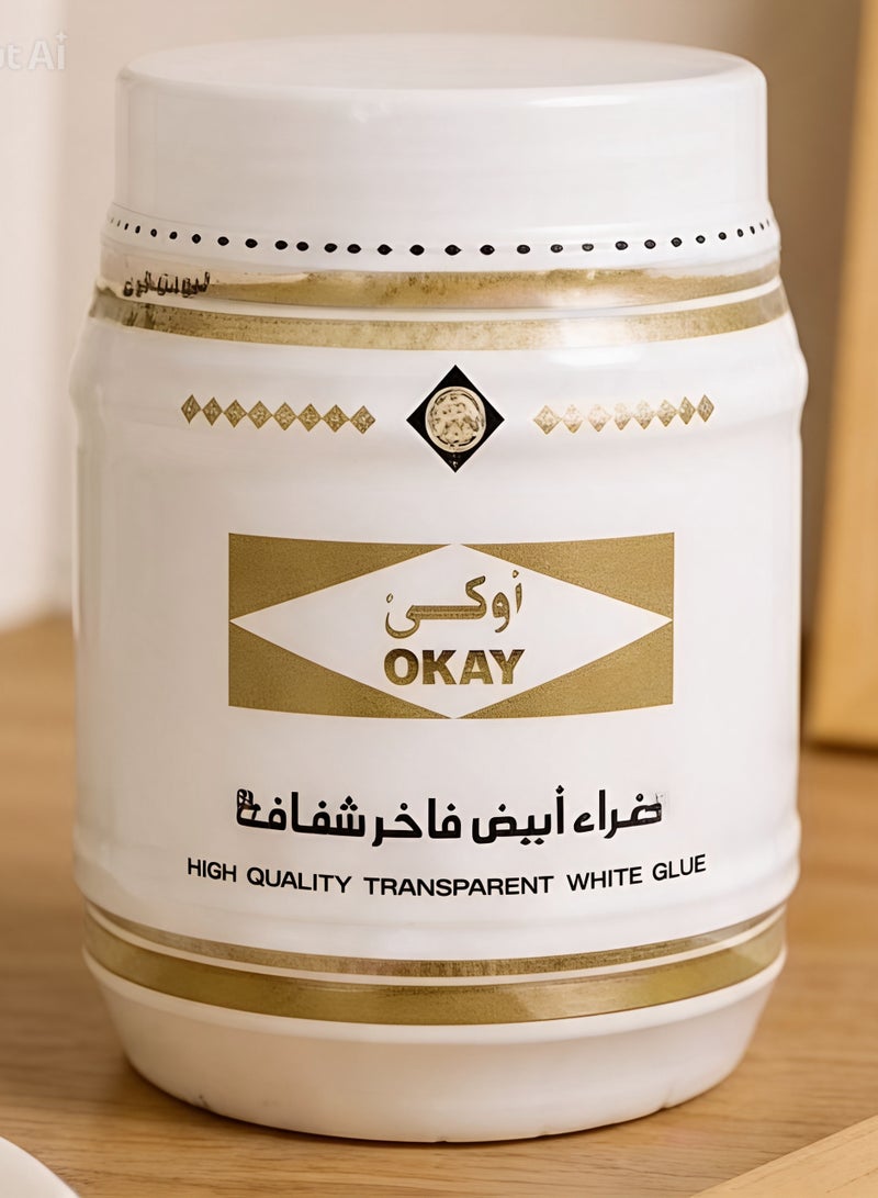 OKAY High Quality Transparent White Glue Clear 200g - Image 1