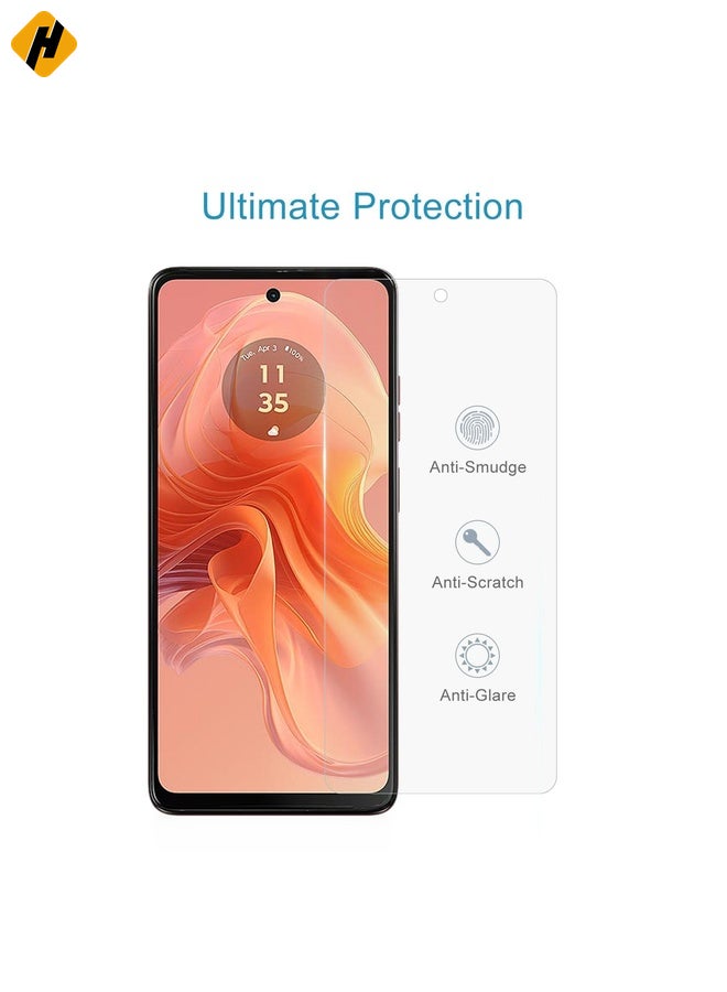 HuHa Screen Protector For Motorola Moto G04 50pcs 0.26mm 9H 2.5D Tempered Glass Film - Image 4