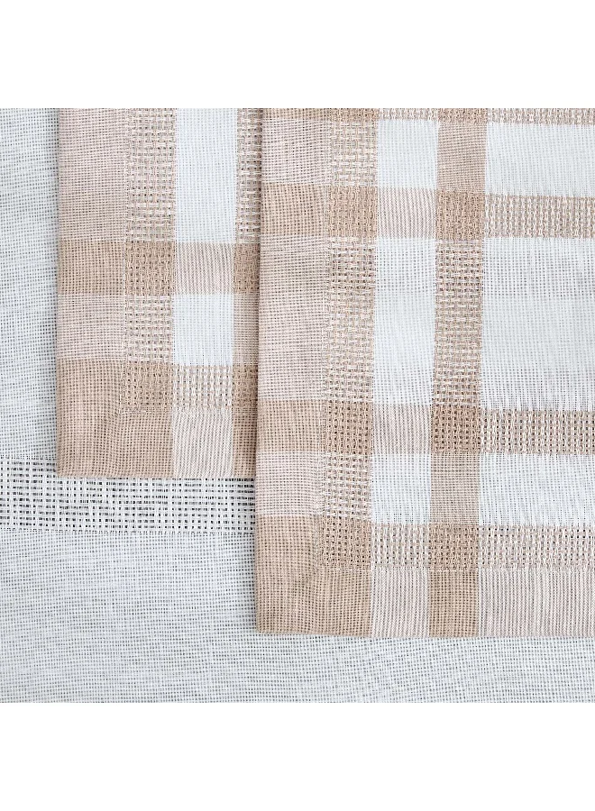 Home Box Lacelle Linen Look 2-Piece Placemat Set - 33x48 cm