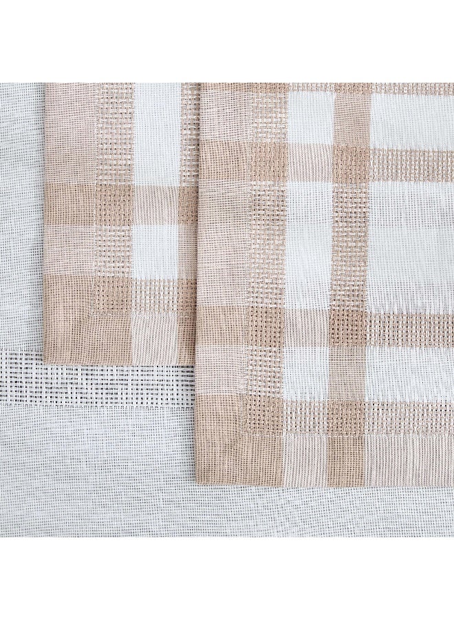 Home Box Lacelle Linen Look 2-Piece Placemat Set - 33x48 cm - Image 2