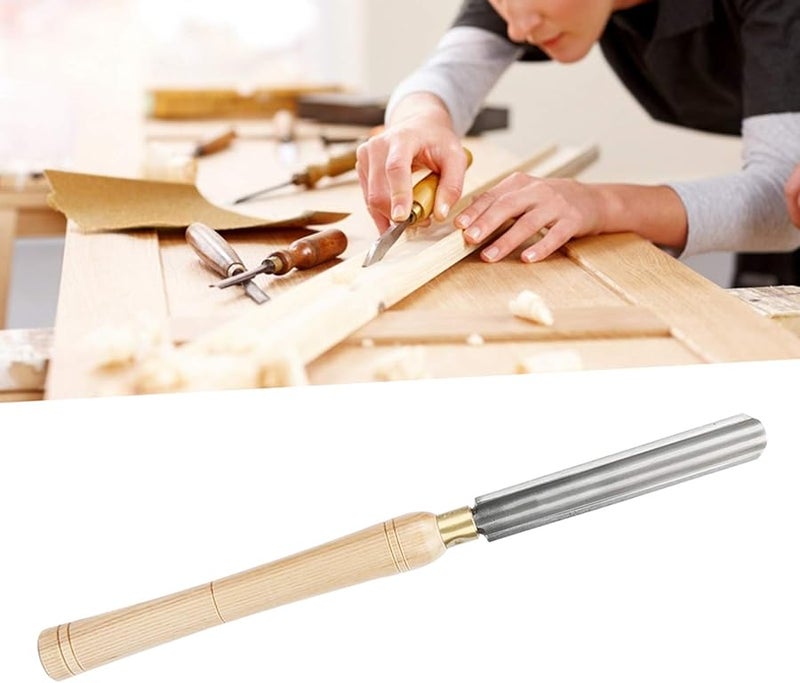 25 مم مخرطة خشب إزميل إزميل أداة بمقبض خشب صلب أداة خراطة خشب مقاومة للصدمات - Image 5