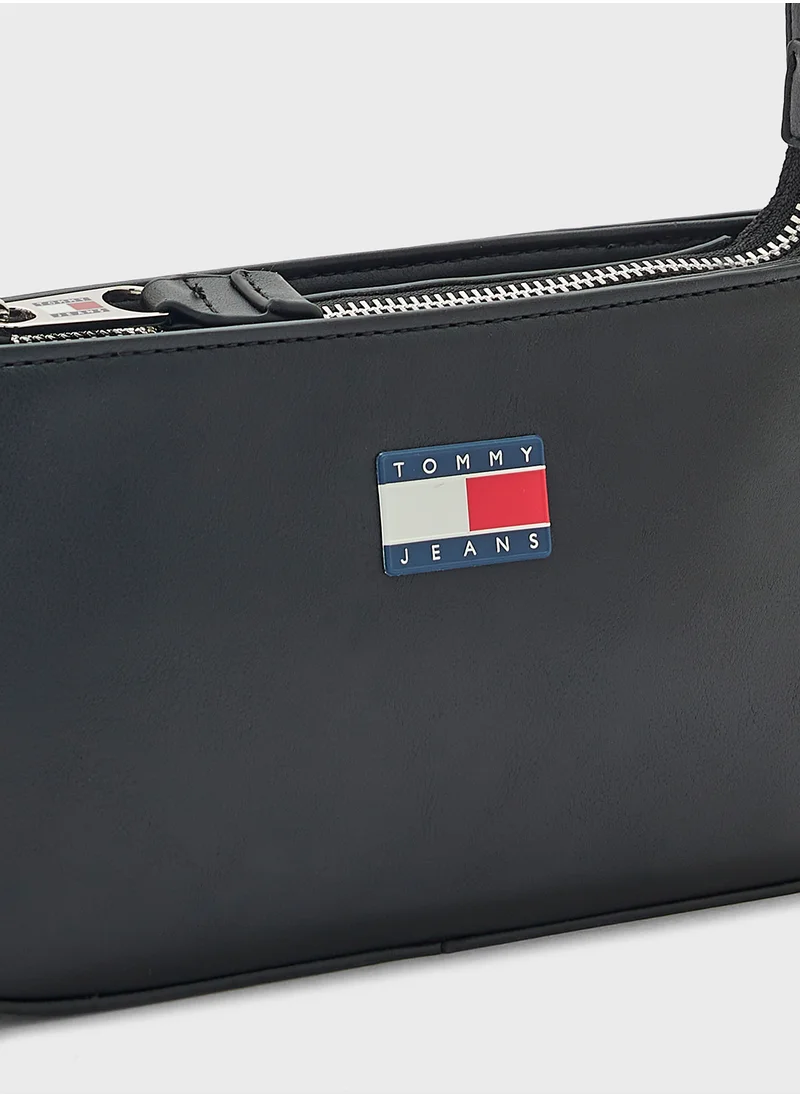 TOMMY JEANS Logo Detail Top Handle Satchel