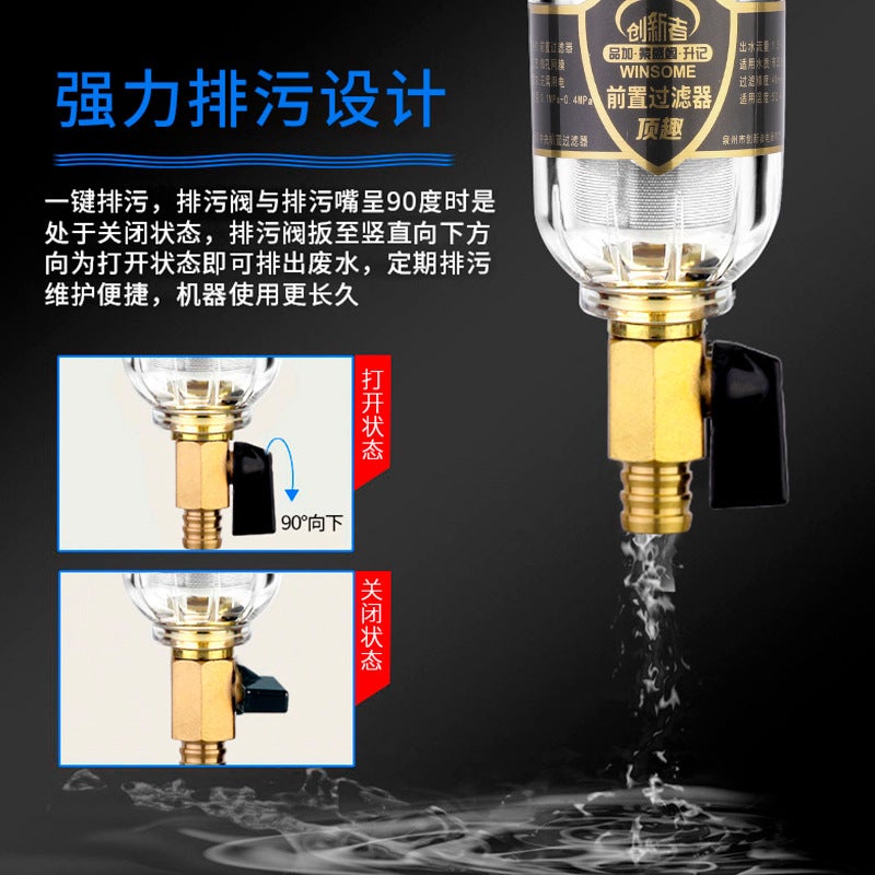 Fujian Pre-Filter Whole-House Water Purifier – Stainless Steel Tap Water Filter - Image 4