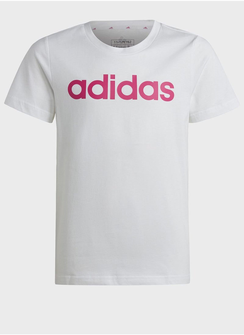 Adidas - Kids Linear Logo T-shirt - Image 1