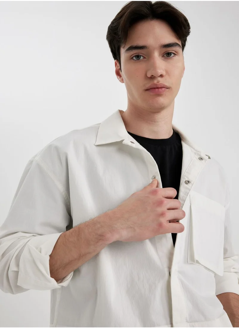 DeFacto Oversize Fit Long Sleeve Shirt