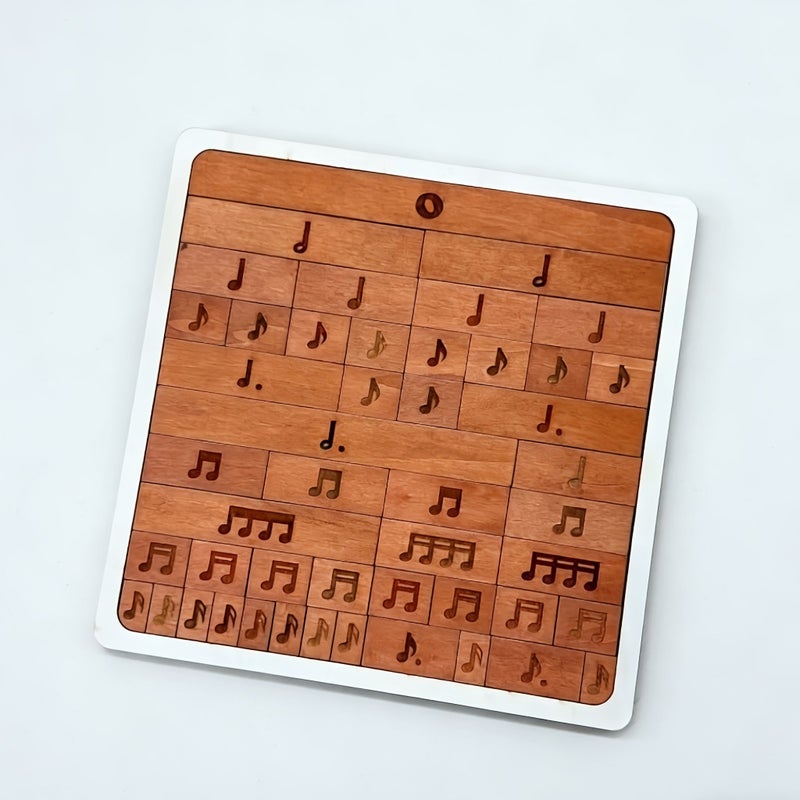 Wooden Musical Note Combination Board Set Music Teaching Tool Gift For Enthusiasts - Image 1