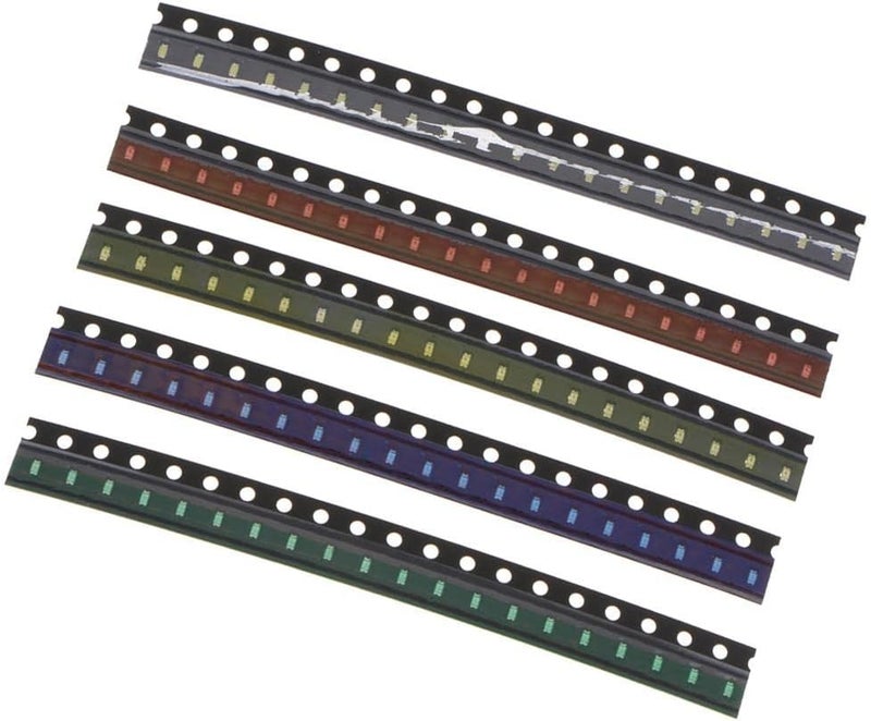 klarako 100pcs SMD LED Bulbs LED Blue, Red, White, Green, Orange, Yellow, Colorful Flash Led Diodes SMD Kit, as described+as described, 0603 - Image 5