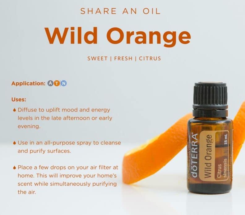 doTERRA Wild Orange Essential Oil - 15 mL, Pack of 1 - Image 4