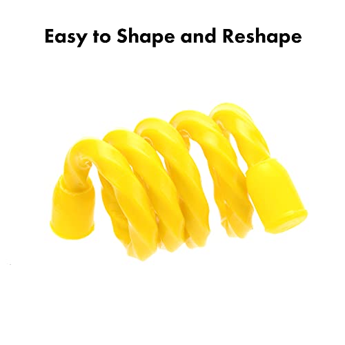 Gesipor 10 PCS 18-Inch Silicone Cable Ties - Reusable Rubber Twist Ties Bendable Cable Ties for Bundling and Holding, All Purpose Cord Tie for Indoor and Outdoor(5 Colors) - Image 4