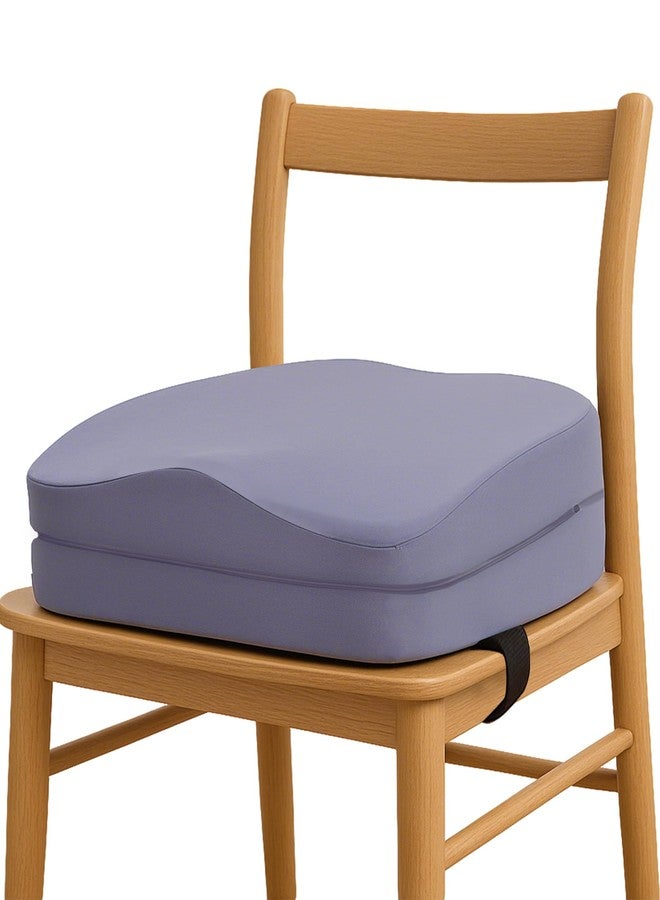 Babelio 2-in-1 Ergo-Designed Booster Seat for Kitchen Chair, Promote Proper Upright Posture, Toddler Booster Seat for Dining Table, Removable & Washable Cover, for 18 Months to 5 Years, Dark Grey - Image 1