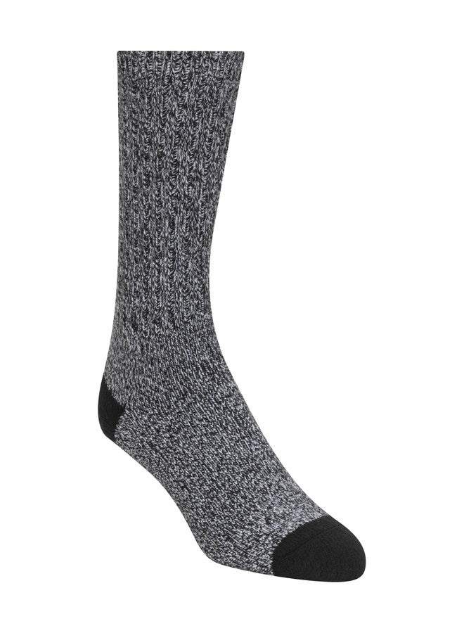 Weatherproof Women's 3pk Super Soft Crew Socks, Black, 9-11 - Image 2