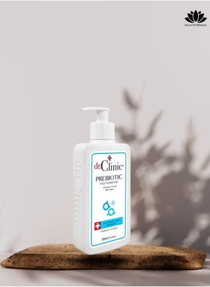 dr.Clinic جل غسول الوجه د.كلينيك بالبريبيوتيك لجميع أنواع البشرة (الأزرق)