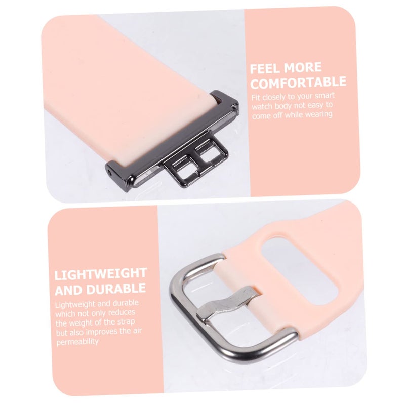 Pink Fitness Watchband Replacement Belt Comfortable Design Sports Travel Gift - Image 3